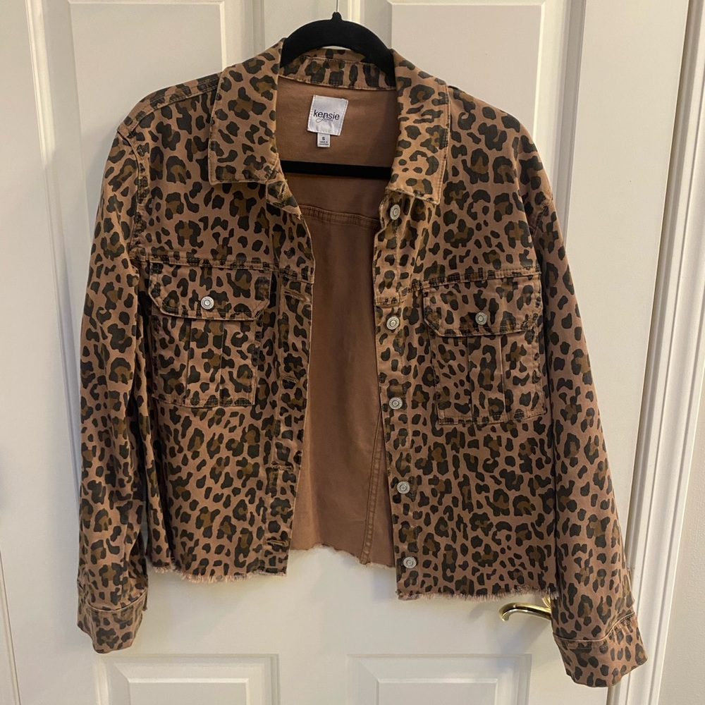 Cheetah Jacket with buttons, Small